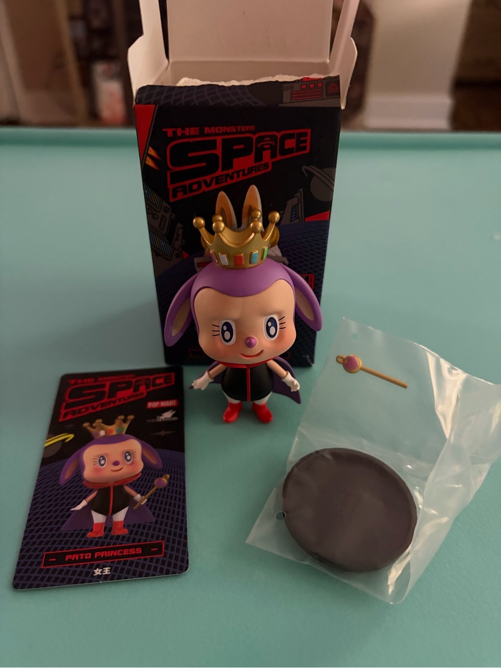 Pop Mart Labubu Warrior Vinyl Figure - White, Red, Gold